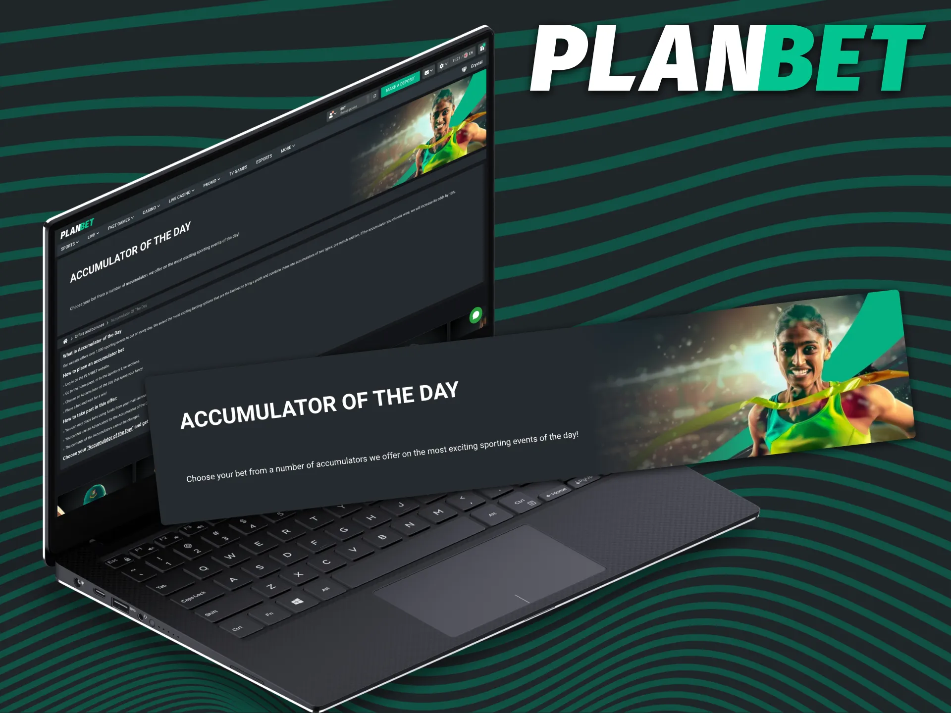 Bet on sports at PLANBET and get a bonus.