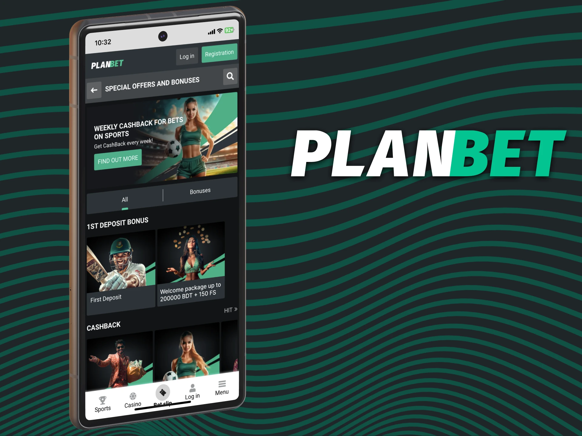 Download the PLANBET mobile application for android.