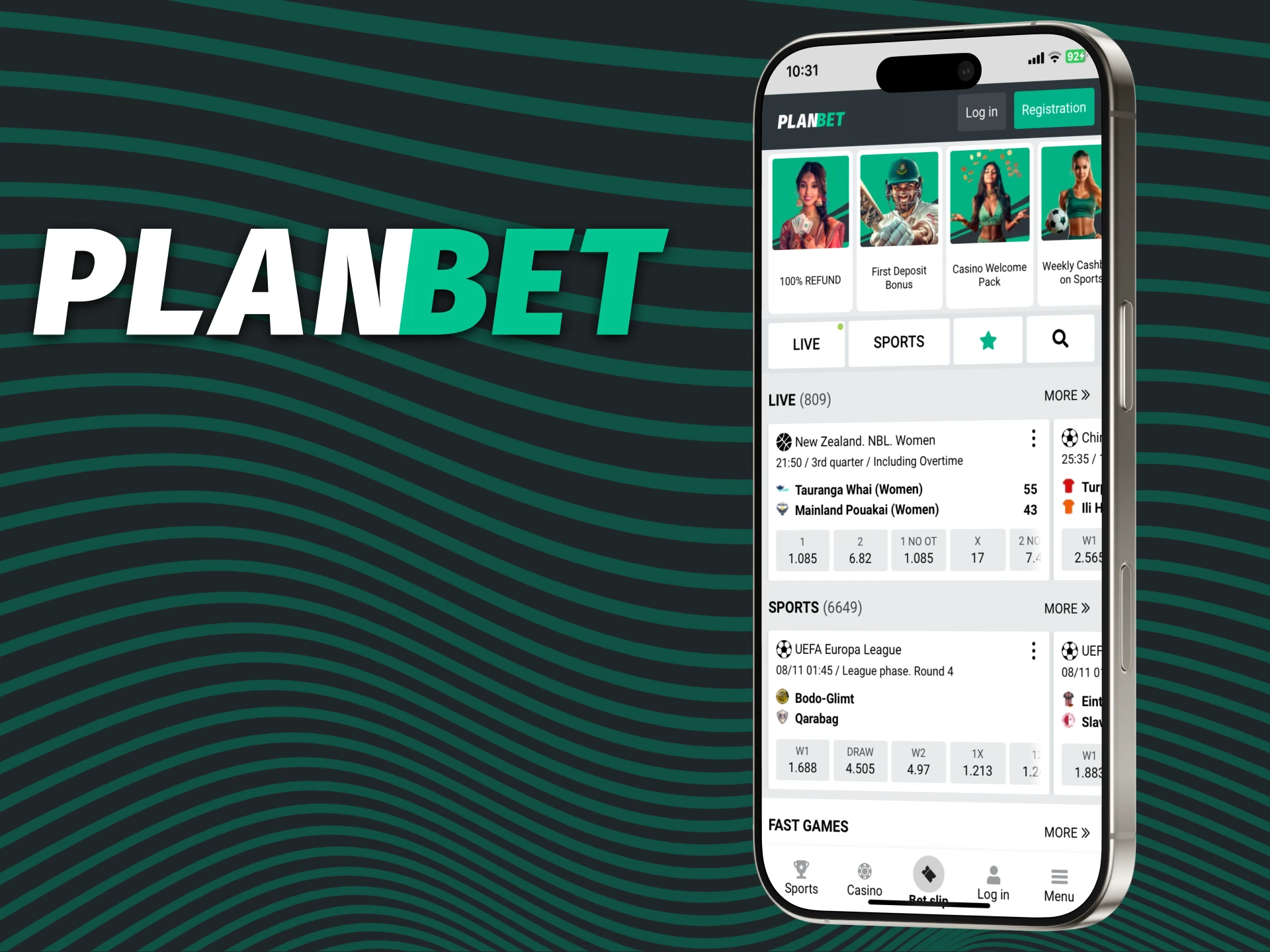 Follow the instructions to install the PLANBET app for iOS.