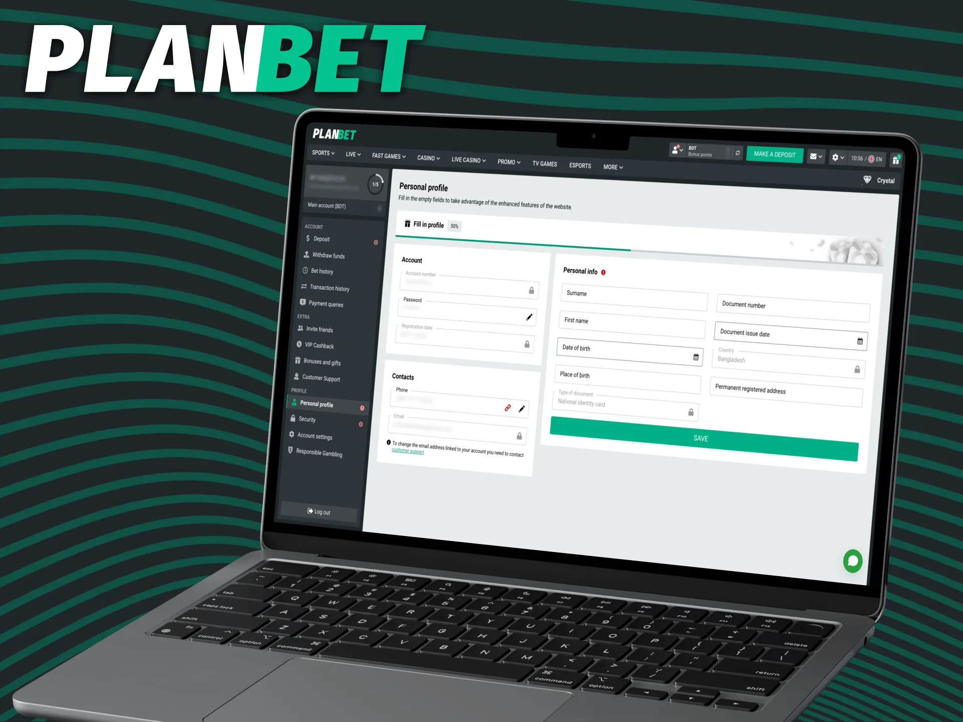 Verify on the official PLANBET website.