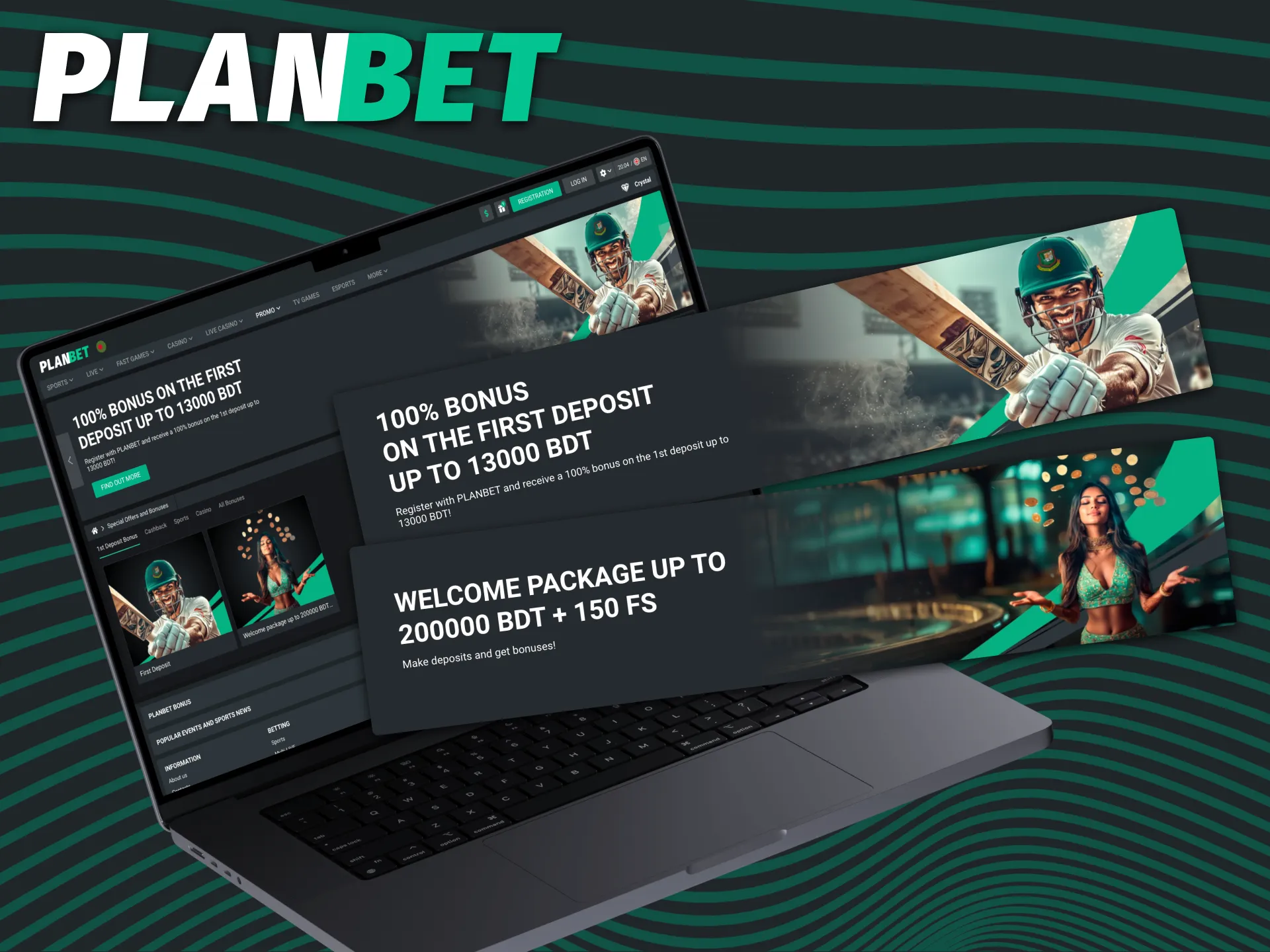 PLANBET offers you favorable welcome bonuses.