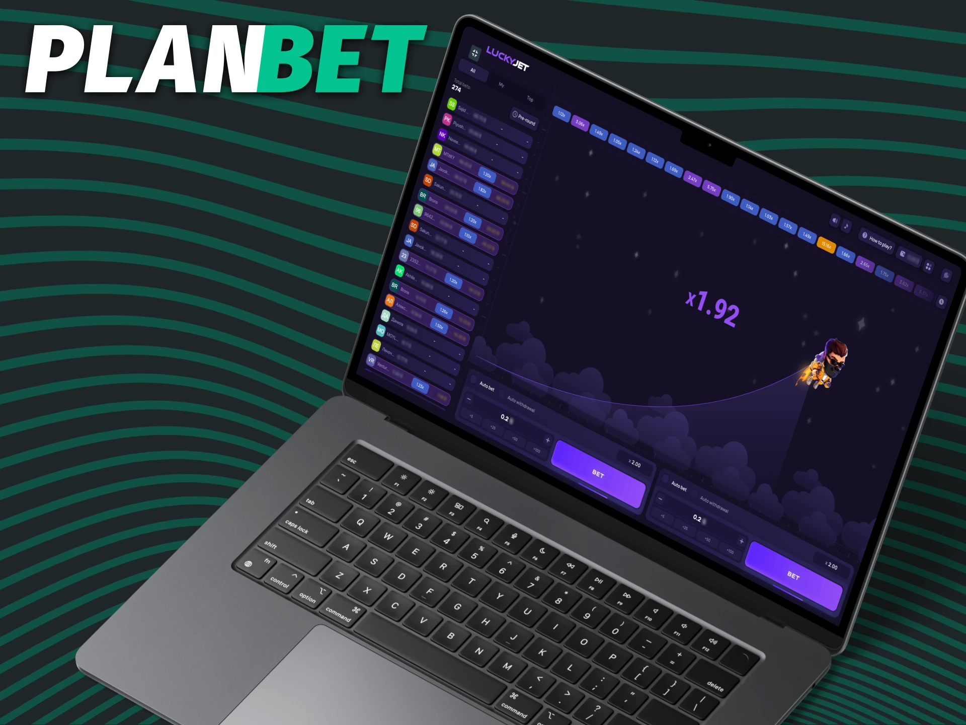 Try something new with Lucky Jet at PLANBET.