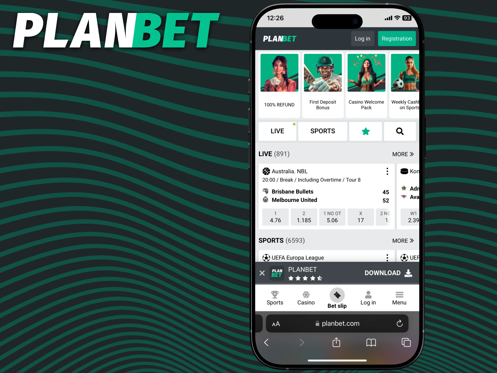 You can play PLANBET on a mobile site.