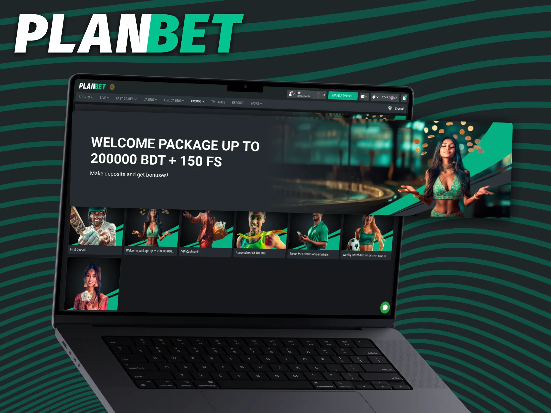 PLANBET casino has an alternative welcome bonus.