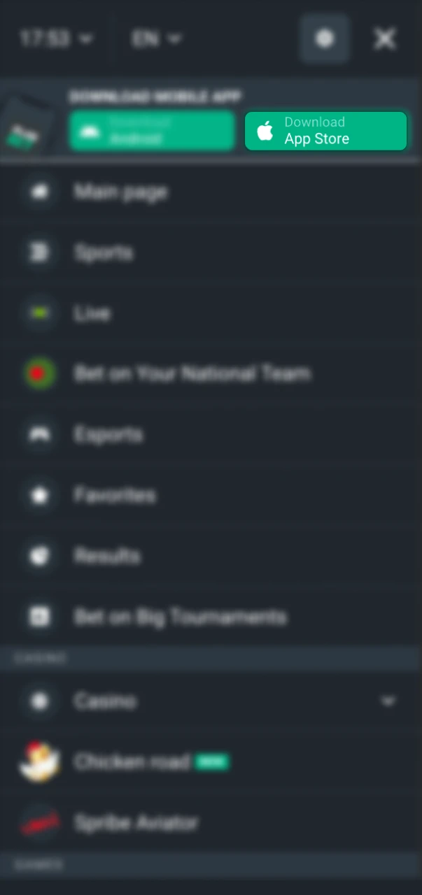 Install the official Planbet app for iOS and bet on tennis.